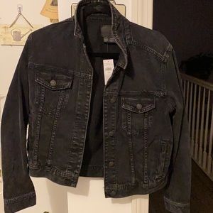 American Eagle Black jean jacket